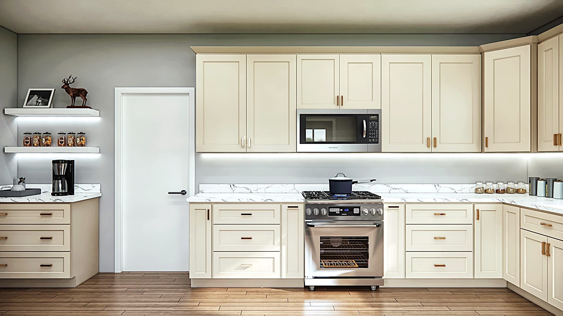 Classic Cream kitchen cabinets